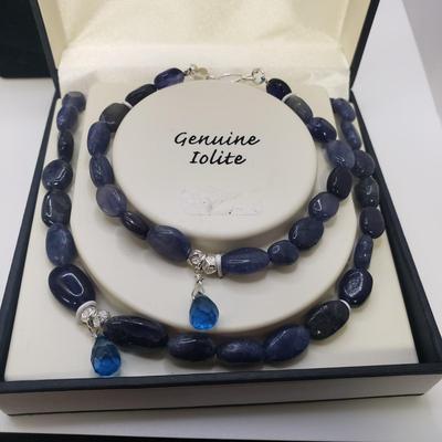 Inspirational Sterling & Stone Bracelet and Necklace Sets (ST-KD)