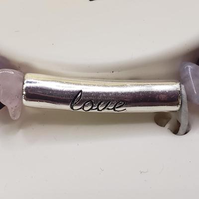 Inspirational Sterling & Stone Bracelet and Necklace Sets (ST-KD)