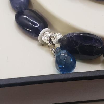Inspirational Sterling & Stone Bracelet and Necklace Sets (ST-KD)