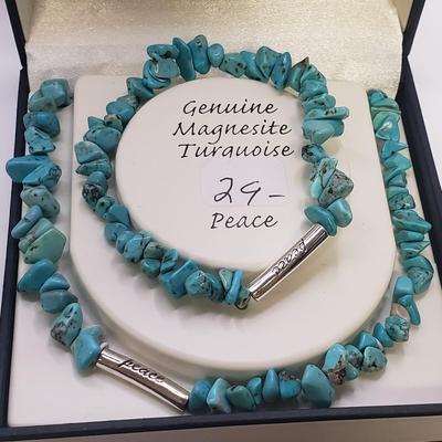 Inspirational Sterling & Stone Bracelet and Necklace Sets (ST-KD)