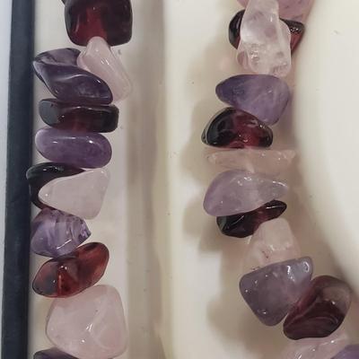 Inspirational Sterling & Stone Bracelet and Necklace Sets (ST-KD)