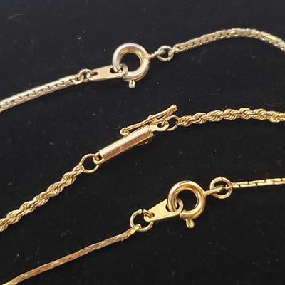 Five Stone Pendants and 14K Necklaces (ST-KD)