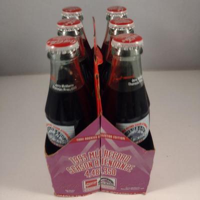1993 Colorado Rockies MLB Coca-Cola Bottles with Paper Carrier