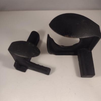 Pair of Cast Iron Shoe Anvils