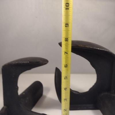 Pair of Cast Iron Shoe Anvils