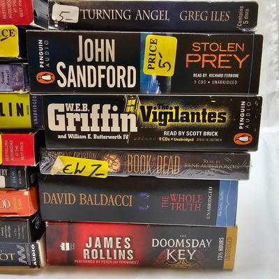 Assorted Audiobooks on CD (B2-JS)