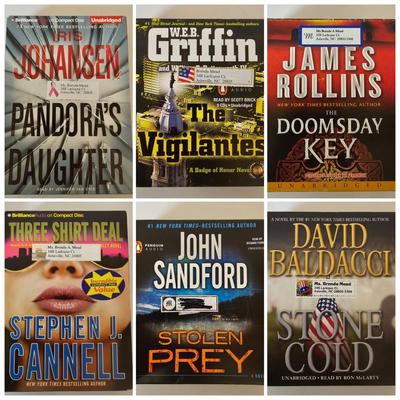 Assorted Audiobooks on CD (B2-JS)