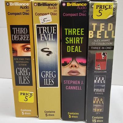 Assorted Audiobooks on CD (B2-JS)