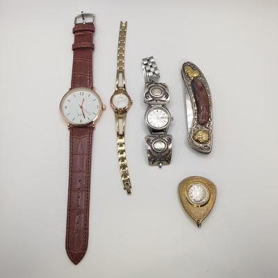 Two Seiko & Lovys Watches and Stainless Decorative Knife (ST-KD)