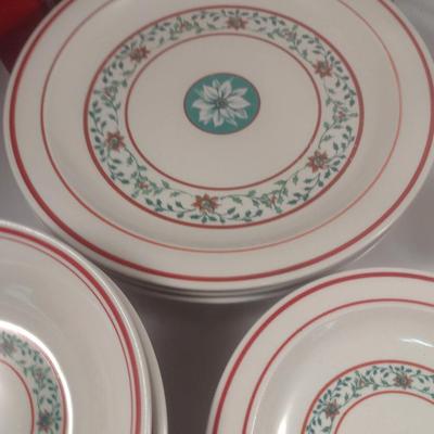 Collection of Christmas Dinner and Drink Ware