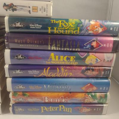 Collection of Disney VHS Tapes
