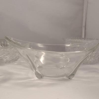 Collection of Glass Ware- Bowls, Home Decor, etc.