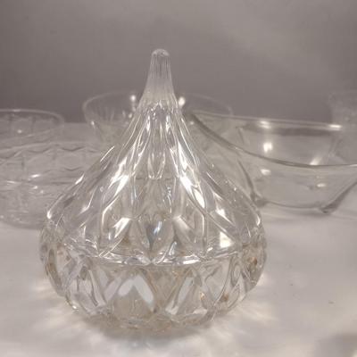 Collection of Glass Ware- Bowls, Home Decor, etc.