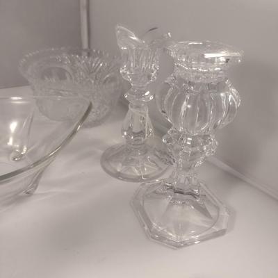 Collection of Glass Ware- Bowls, Home Decor, etc.