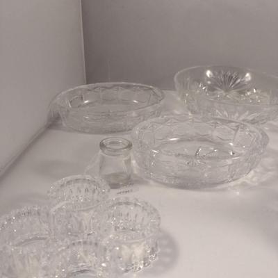 Collection of Glass Ware- Bowls, Home Decor, etc.