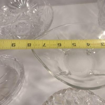 Collection of Glass Ware- Bowls, Home Decor, etc.