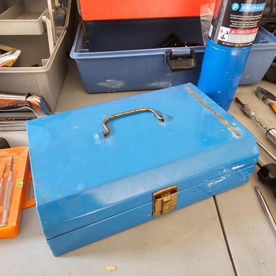 Tool Boxes & Large Assortment of Tools (G-JS)