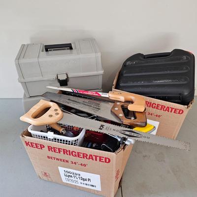 Tool Boxes & Large Assortment of Tools (G-JS)