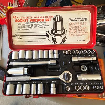 Tool Boxes & Large Assortment of Tools (G-JS)