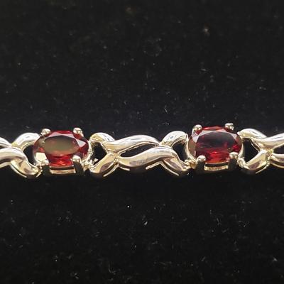 Five Stone/Sterling Pendant Necklaces With Matching Bracelet and More (ST-KD)