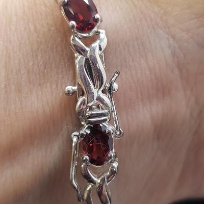 Five Stone/Sterling Pendant Necklaces With Matching Bracelet and More (ST-KD)