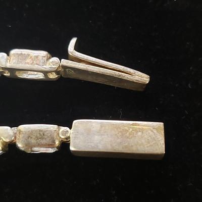 Five Stone/Sterling Pendant Necklaces With Matching Bracelet and More (ST-KD)