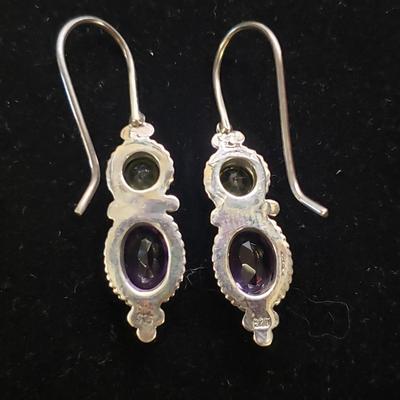 Five Stone/Sterling Pendant Necklaces With Matching Bracelet and More (ST-KD)