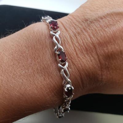 Five Stone/Sterling Pendant Necklaces With Matching Bracelet and More (ST-KD)