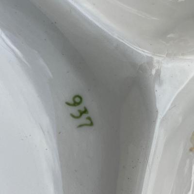 Lot 7 Lefton American Rose Relish bowls