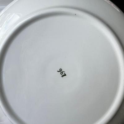Lot 8 Lefton American Rose Serving Bowls/ Trays