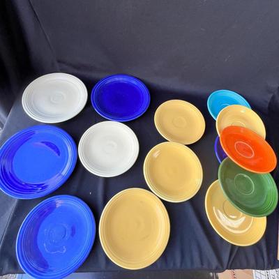 Lot 26 Vintage Fiesta plates lot