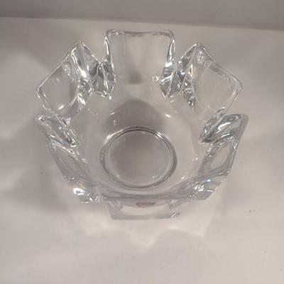 Orrefors Swedish Crystal Bowl- Approx 6" in Diameter