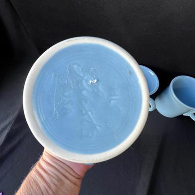 Lot 28 Fiesta Periwinkle mugs
