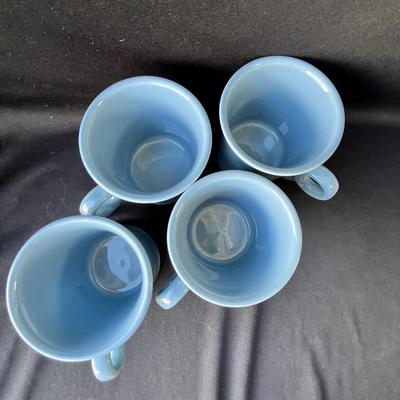 Lot 28 Fiesta Periwinkle mugs