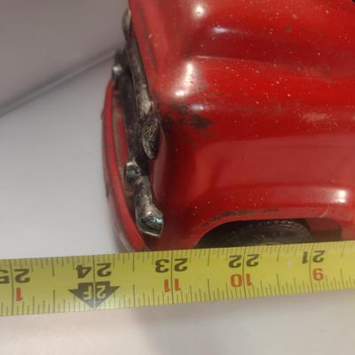 Vintage Buddy L Cast Steel Texaco Tanker Oil Toy Truck- Approx 23 1/2" Long