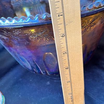 Lot 38 Indiana 70s Carnival Glass