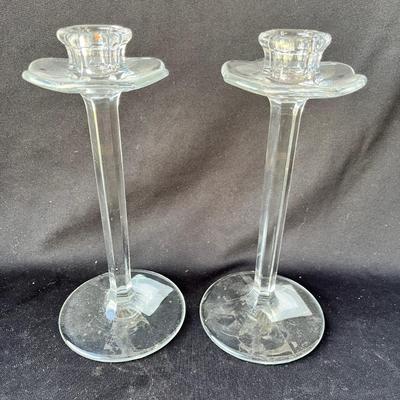 Lot 41 Heisey Colonial Candlesticks