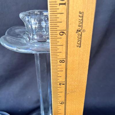 Lot 41 Heisey Colonial Candlesticks