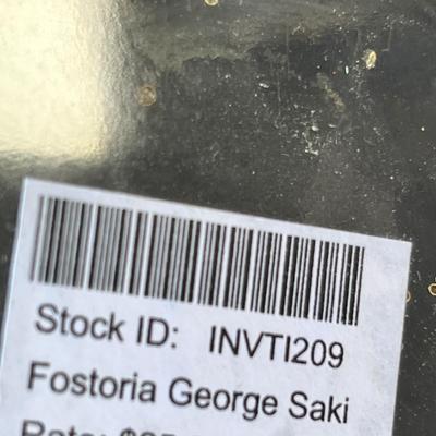 Lot 46 Fostoria yellow bowl