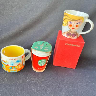 Lot 49 Starbucks mini mugs