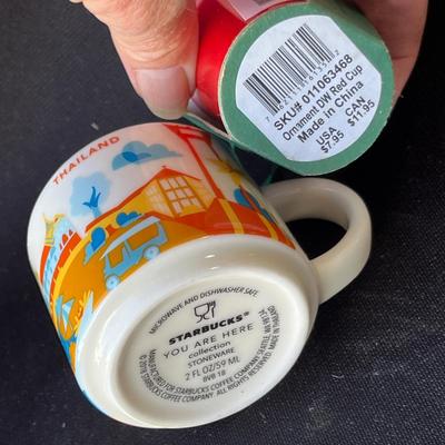 Lot 49 Starbucks mini mugs