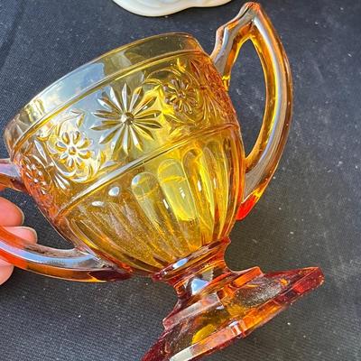 Lot 50 Amber Glass lot