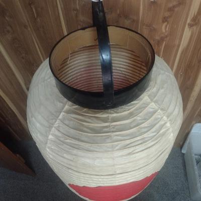 Asian Paper Lantern- Expands to Approx 25 3/4" Tall