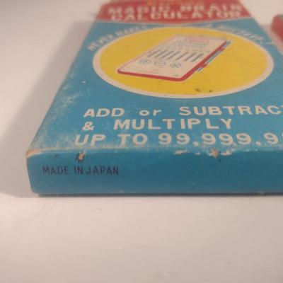 Vintage Renown Magic Brain Calculator with Box