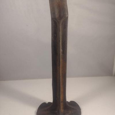 Vintage Cast Iron Shoe Lasts and Stand