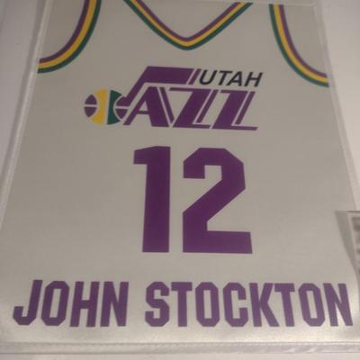 Sports Memorabilia- John Stockton Jersey Retirement and Sports Illustrated NC State 1983 Championship