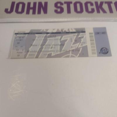 Sports Memorabilia- John Stockton Jersey Retirement and Sports Illustrated NC State 1983 Championship