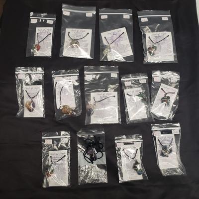 13 Seeds of Light Gem Necklaces (ST-KD)