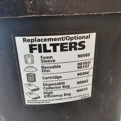 Shop-Vac Wet/Dry 12 Gallon Heavy Duty Vacuum & Attachments (G-JS)