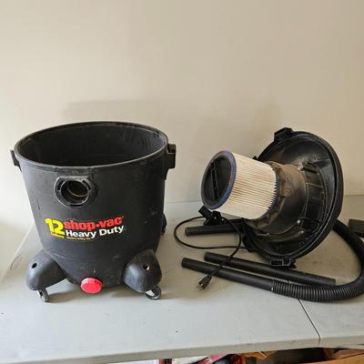 Shop-Vac Wet/Dry 12 Gallon Heavy Duty Vacuum & Attachments (G-JS)